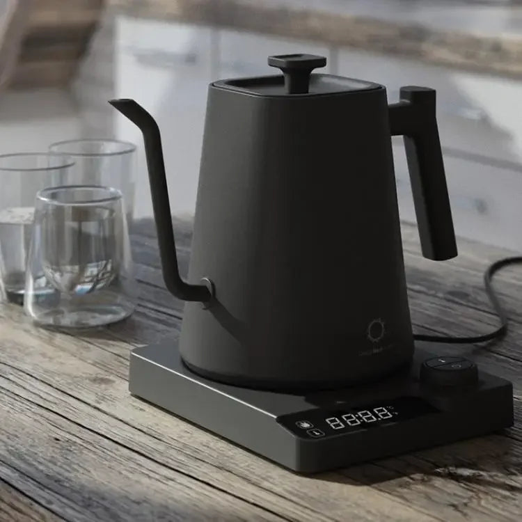 Electric Gooseneck Kettle – 1200W Fast Heating with Temp Control, Ideal for Pour-Over Coffee & Tea