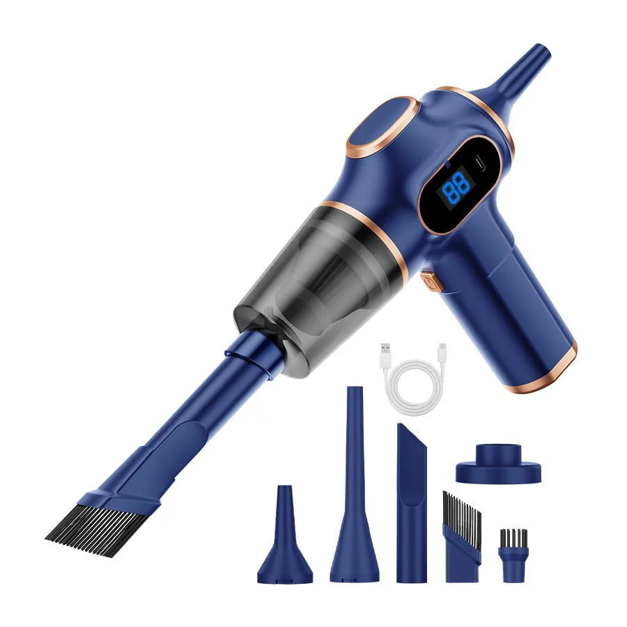 Wireless Car Vacuum-NEW ABS Car Vacuum Cleaner, High-Power, Household Cleaning Machine, Mini Vacuum, Carpet, Cleaner Home Appliance, Sofa, Office