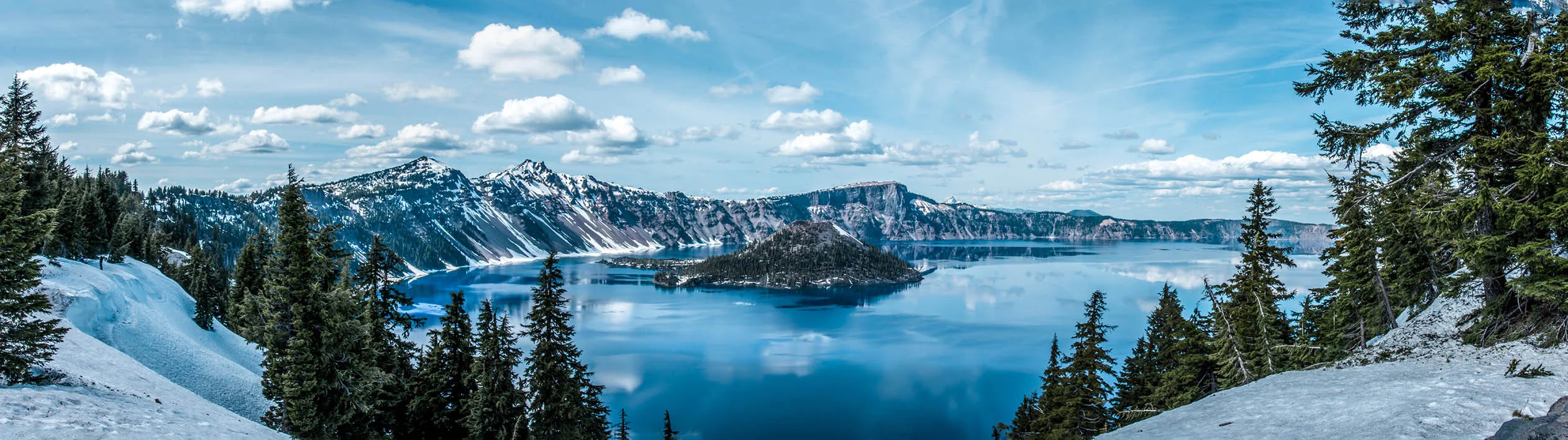 Canvas Wall Art – Landscape Lake, Forest & Mountain Scenery Print for Living Room or Bedroom Décor