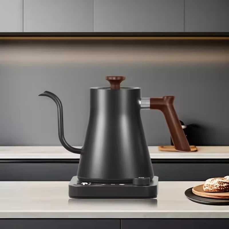 Electric Gooseneck Kettle - Intelligent 900ML – Precise Temp Control  Pot for Coffee, Tea & More