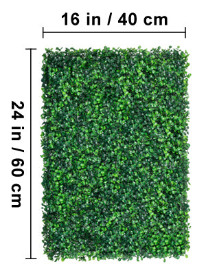 Hedge Wall-Artificial Boxwood Panel, UV 24pcs, 20x20/24x16 in, Boxwood Hedge Wall Panels, Artificial Grass Backdrop, Wall Green Grass, SucceBuy